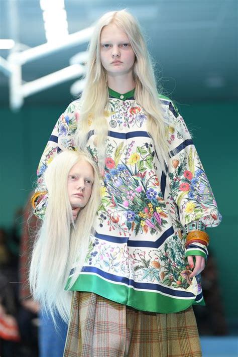 gucci model with head|Gucci models female.